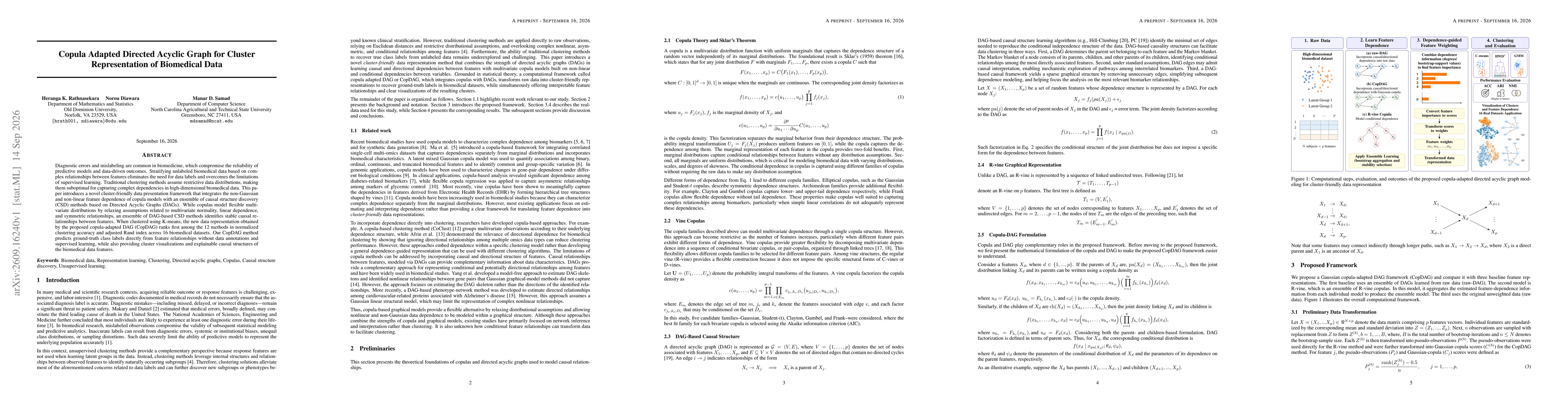 Thumbnail for Copula Adapted Directed Acyclic Graph for Cluster Representation of Biomedical Data