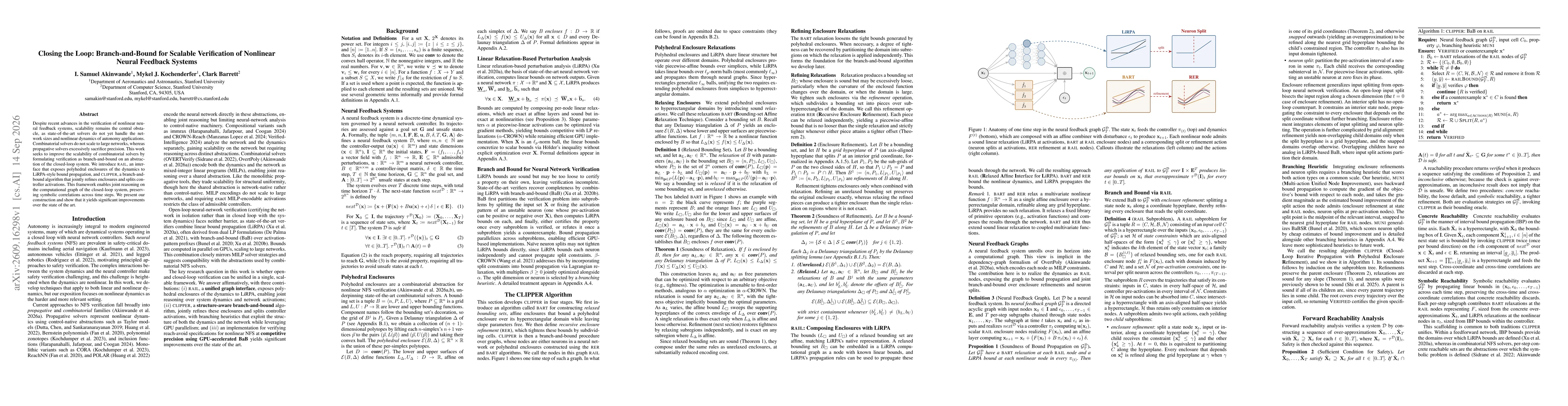 Thumbnail for Closing the Loop: Branch-and-Bound for Scalable Verification of Nonlinear Neural Feedback Systems