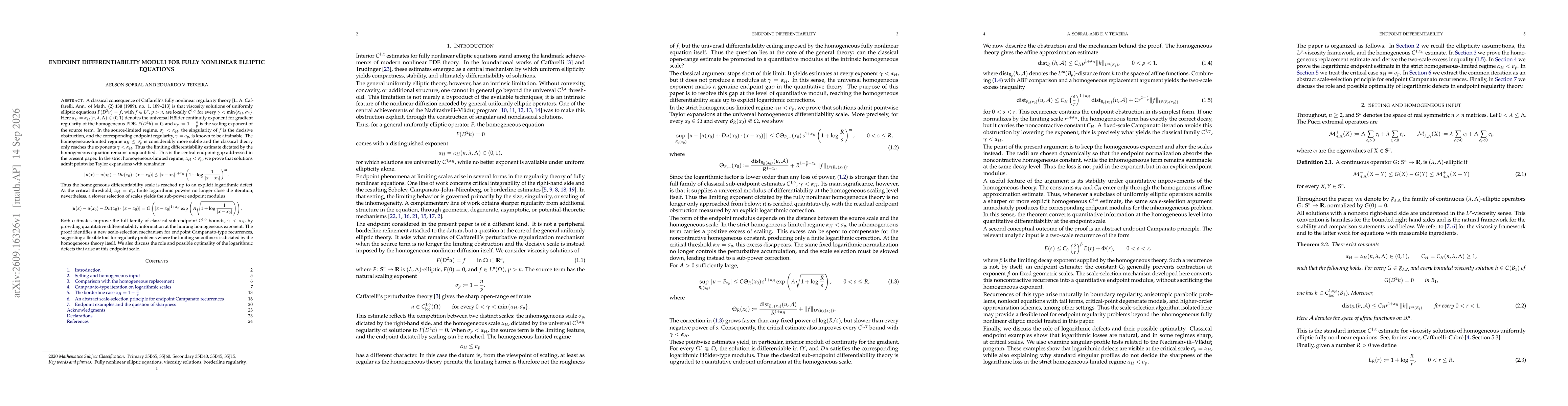 Thumbnail for Endpoint Differentiability Moduli for Fully Nonlinear Elliptic Equations