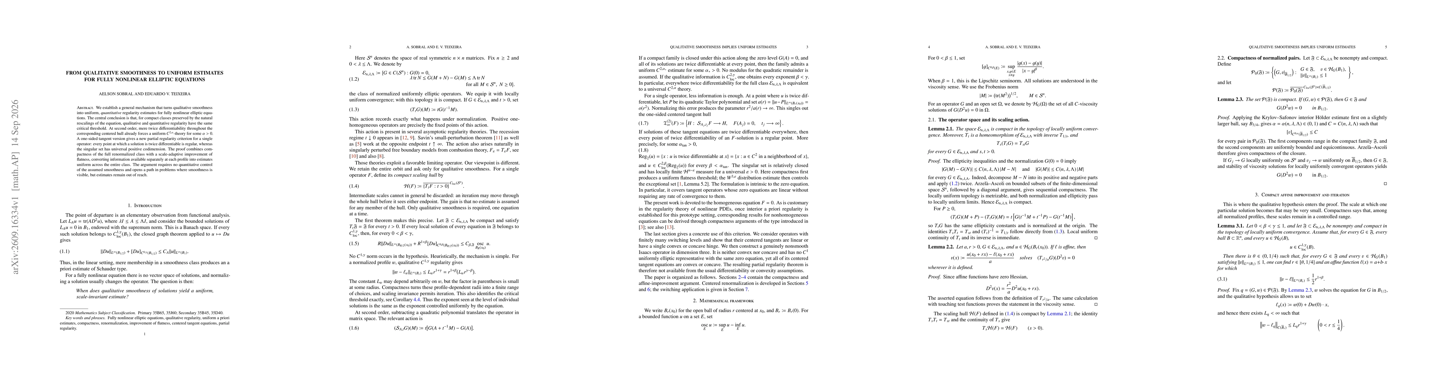 Thumbnail for From qualitative smoothness to uniform estimates for fully nonlinear elliptic equations