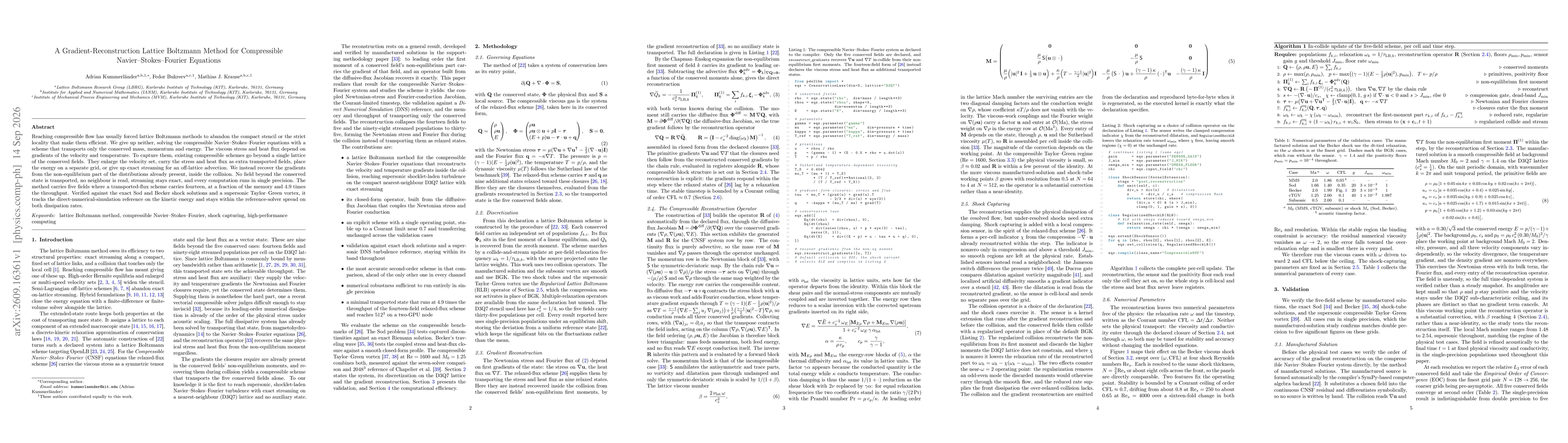 Thumbnail for A Gradient-Reconstruction Lattice Boltzmann Method for Compressible Navier--Stokes--Fourier Equations
