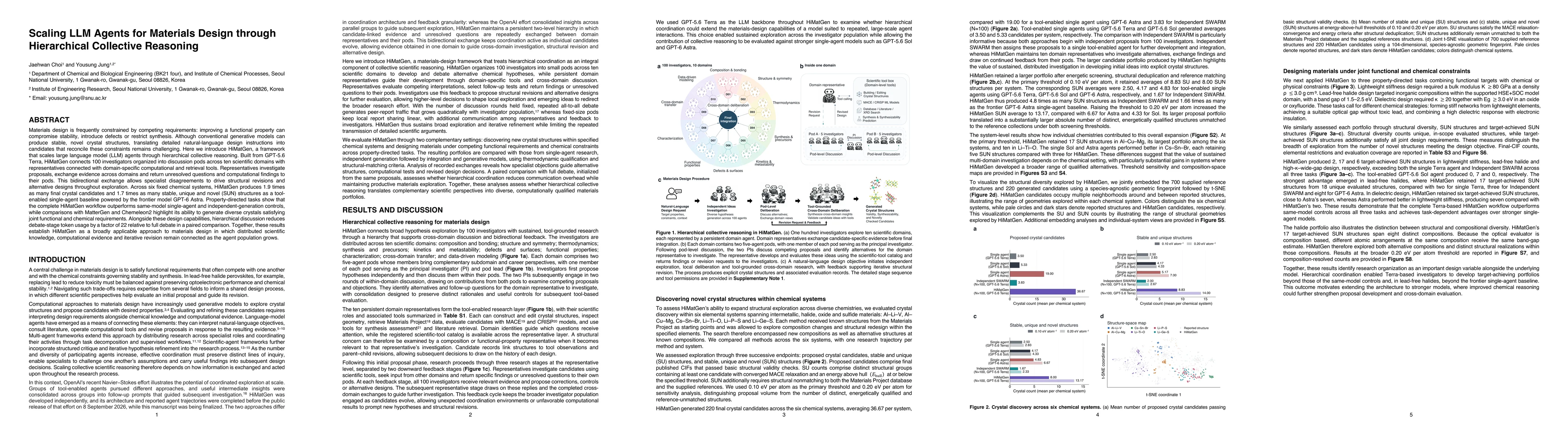 Thumbnail for Scaling LLM Agents for Materials Design through Hierarchical Collective Reasoning