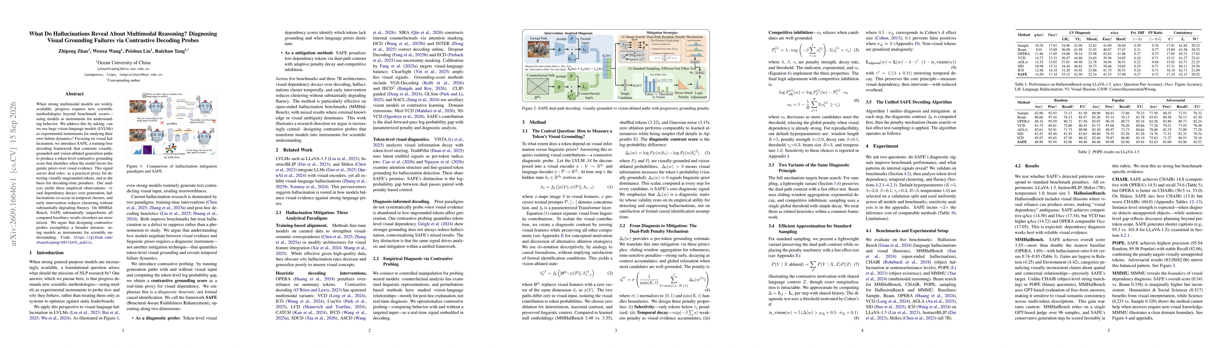 Thumbnail for What Do Hallucinations Reveal About Multimodal Reasoning? Diagnosing Visual Grounding Failures via Contrastive Decoding Probes
