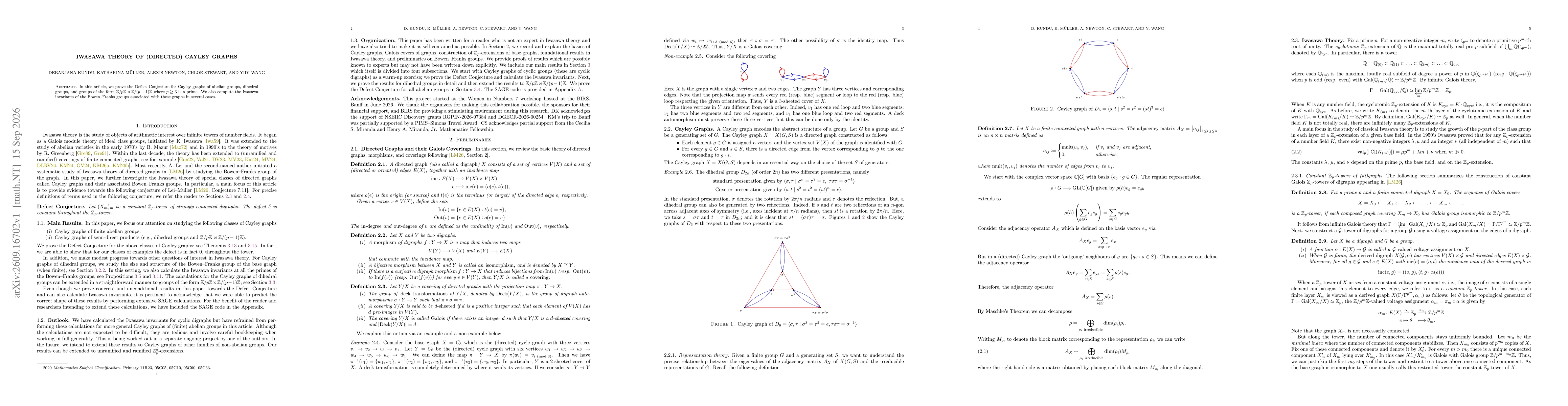 Thumbnail for Iwasawa theory of (directe) Cayley graphs