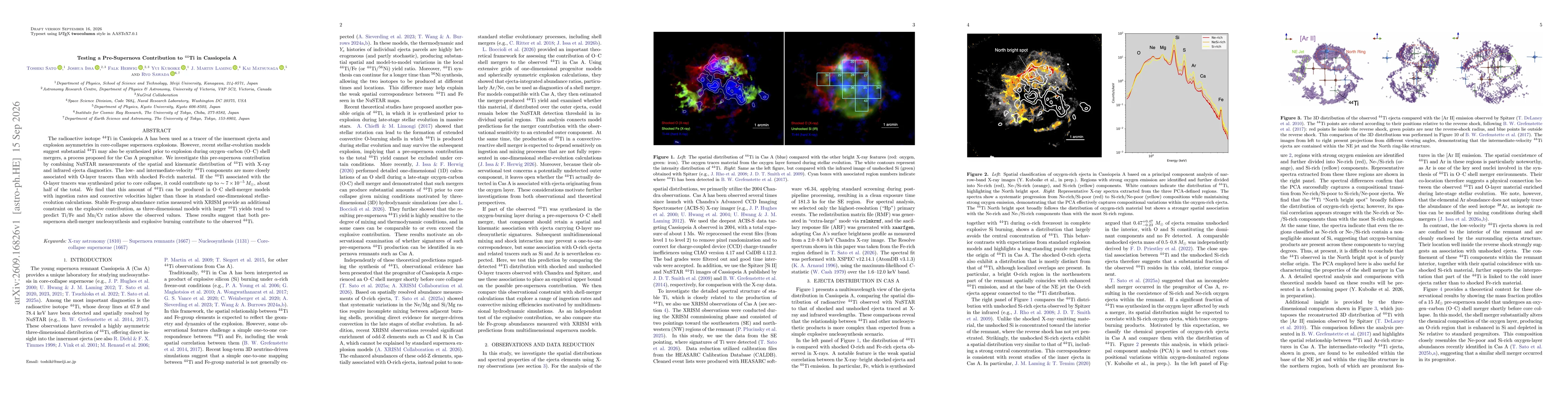 Thumbnail for Testing a Pre-Supernova Contribution to $^{44}$Ti in Cassiopeia A