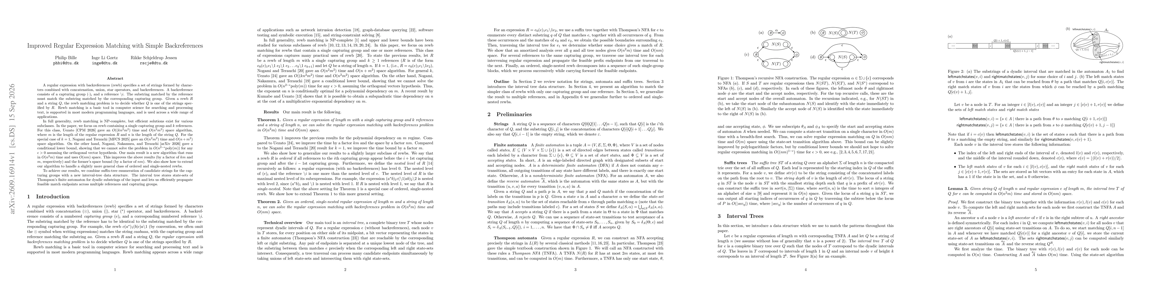 Thumbnail for Improved Regular Expression Matching with Simple Backreferences
