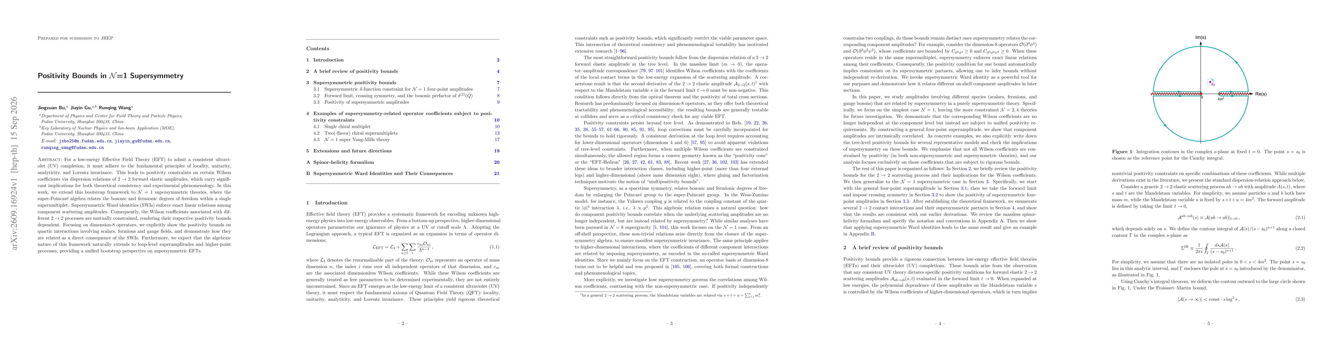 Thumbnail for Positivity Bounds in $\mathcal N =1$ Supersymmetry