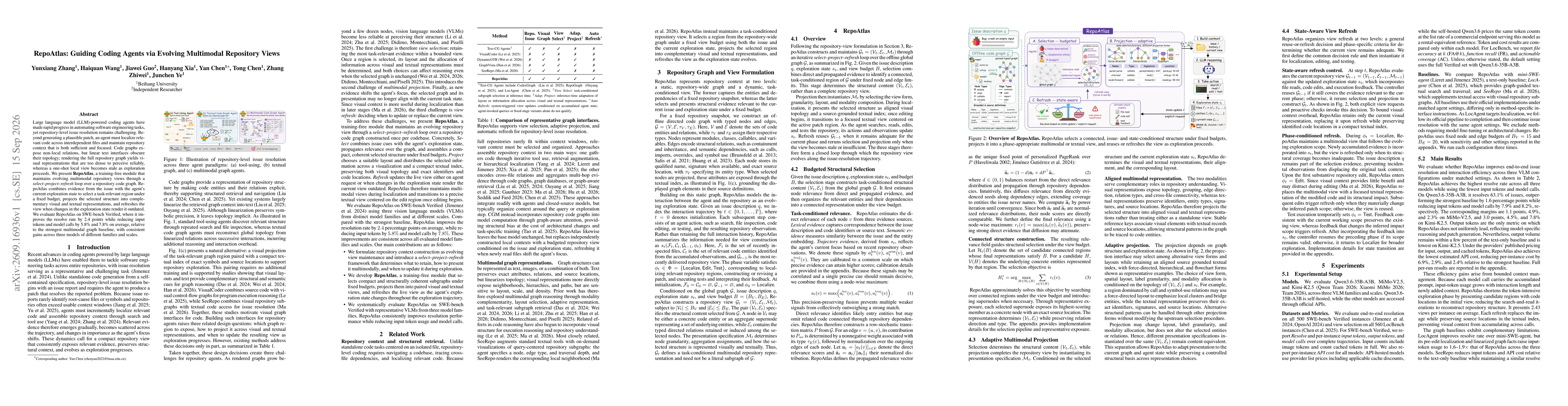 Thumbnail for RepoAtlas: Guiding Coding Agents via Evolving Multimodal Repository Views