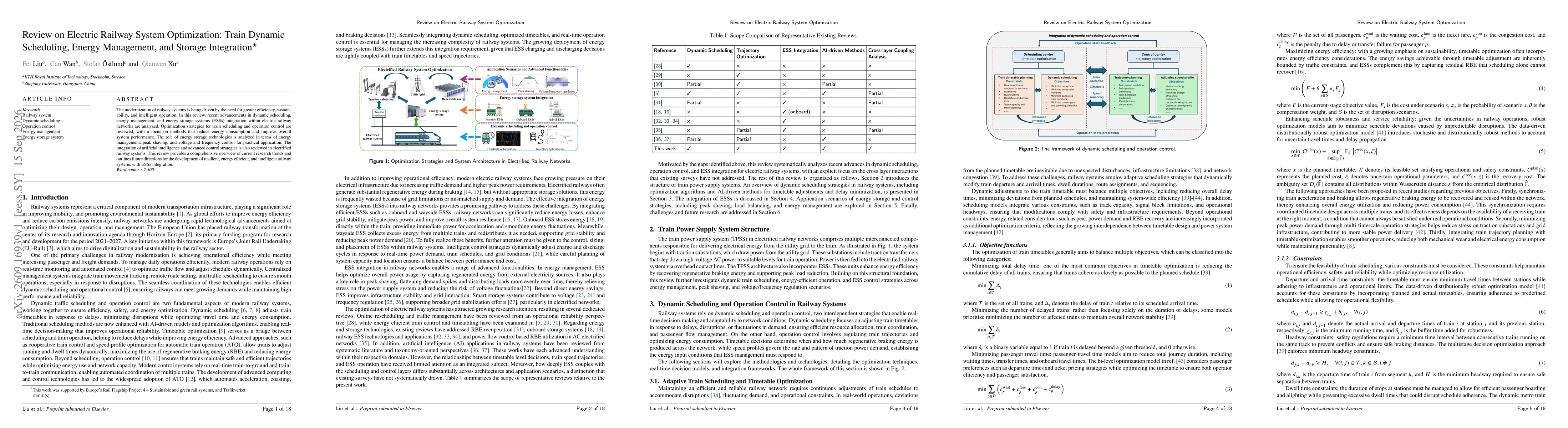 Thumbnail for Review on Electric Railway System Optimization: Train Dynamic Scheduling, Energy Management, and Storage Integration