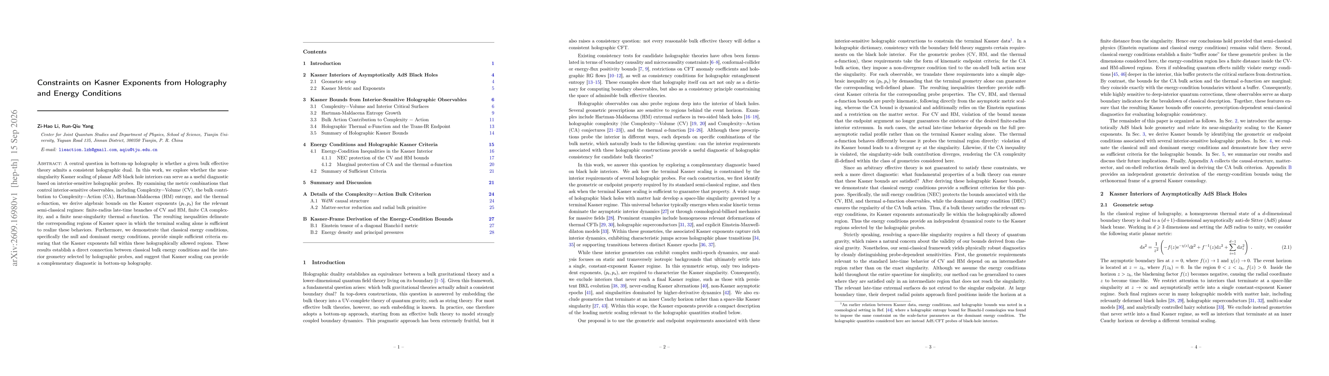 Thumbnail for Constraints on Kasner Exponents from Holography and Energy Conditions