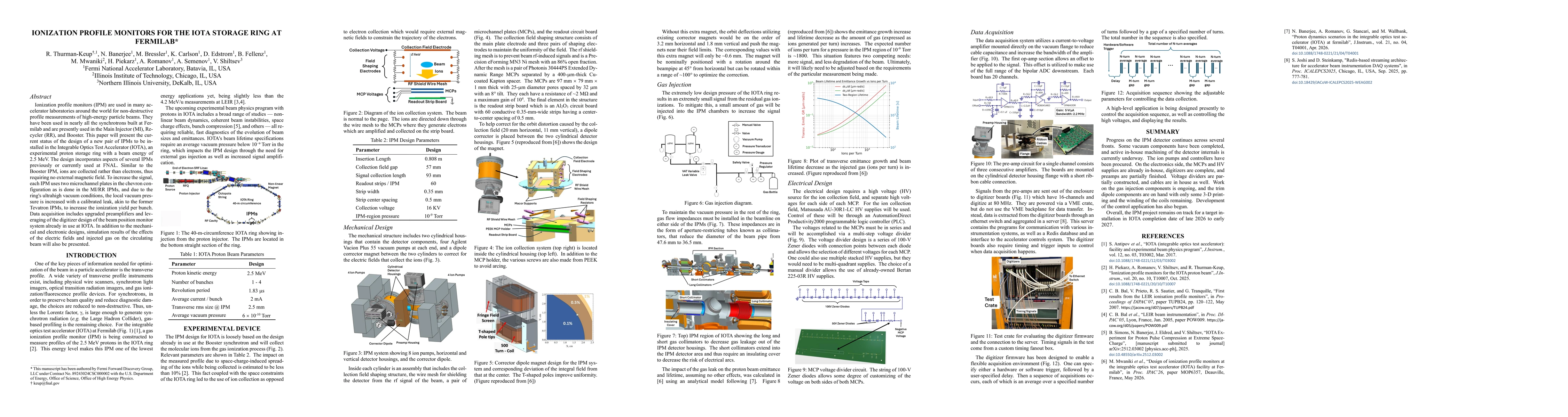 Thumbnail for Ionization Profile Monitors for the IOTA Storage Ring at Fermilab