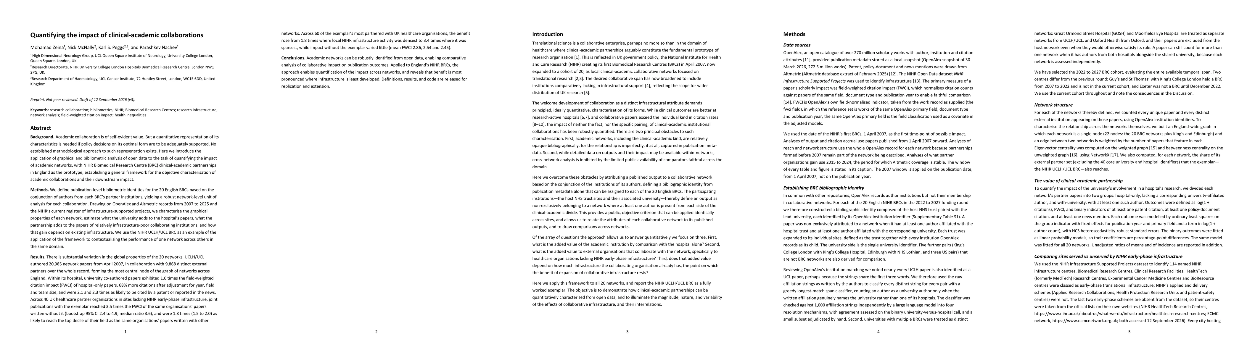 Thumbnail for Quantifying the impact of clinical-academic collaborations