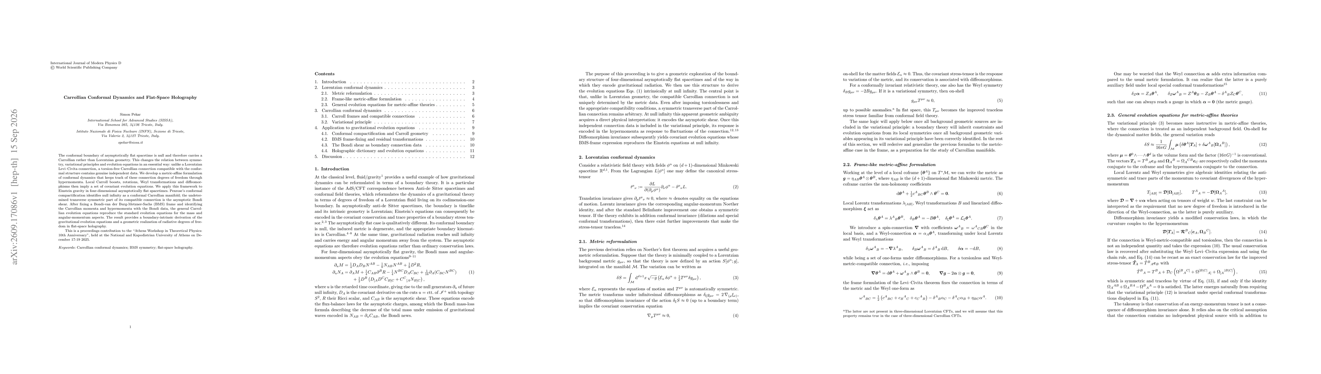 Thumbnail for Carrollian Conformal Dynamics and Flat-Space Holography