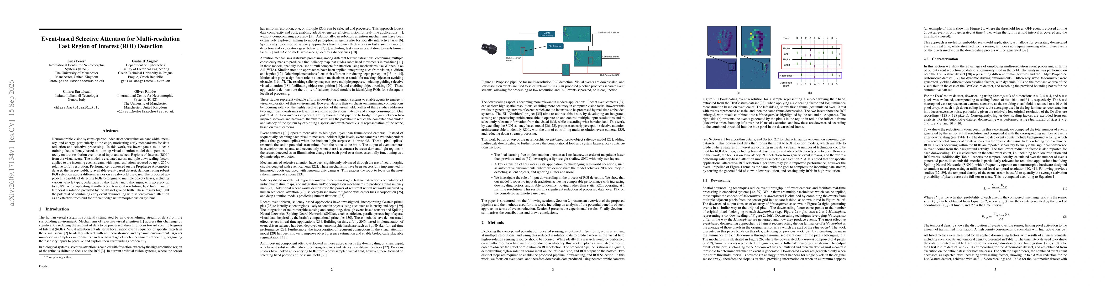 Thumbnail for Event-based Selective Attention for Multi-resolution Fast Region of Interest (ROI) Detection