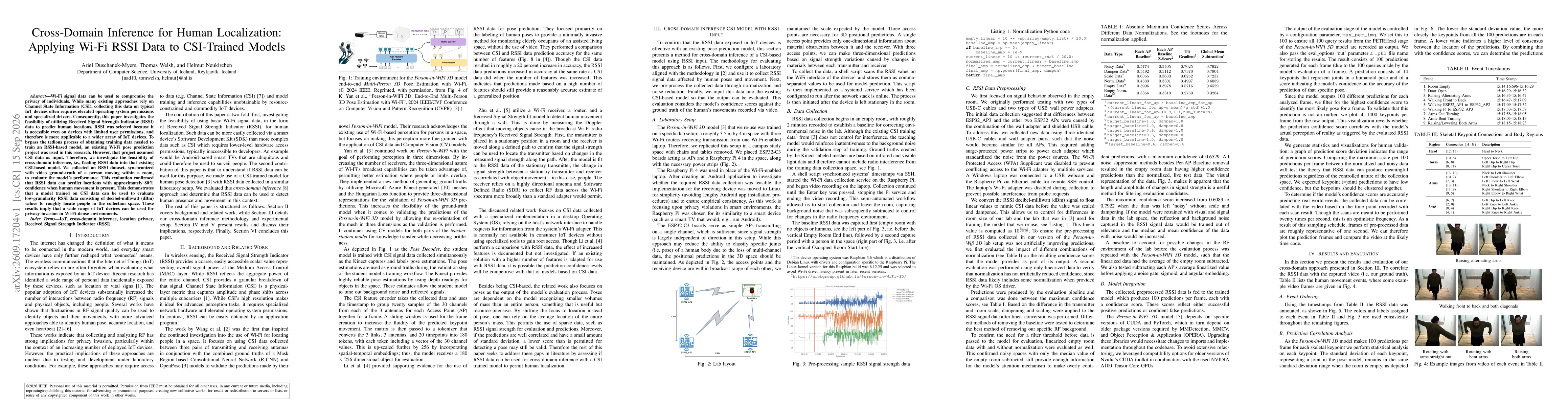 Thumbnail for Cross-Domain Inference for Human Localization: Applying Wi-Fi RSSI Data to CSI-Trained Models