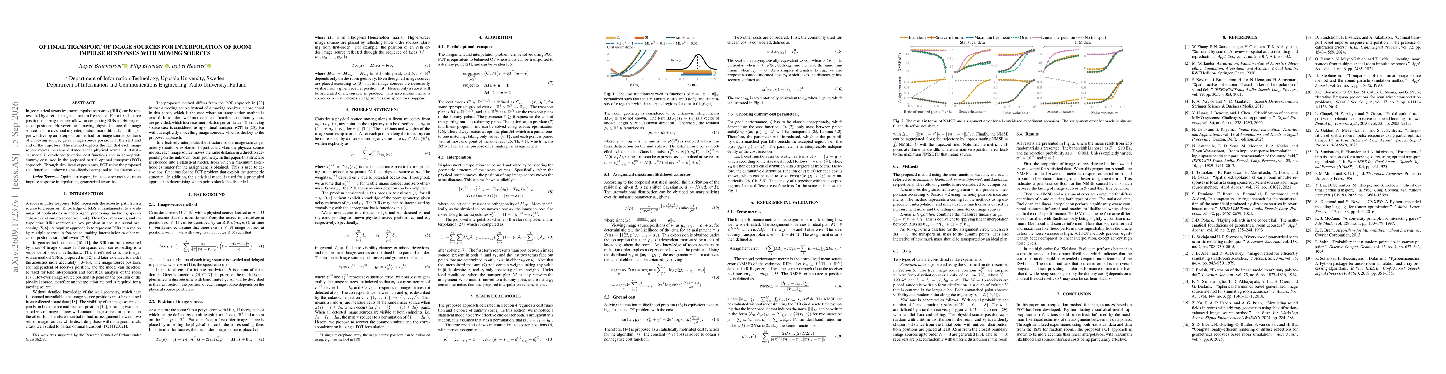 Thumbnail for Optimal transport of image sources for interpolation of room impulse responses with moving sources