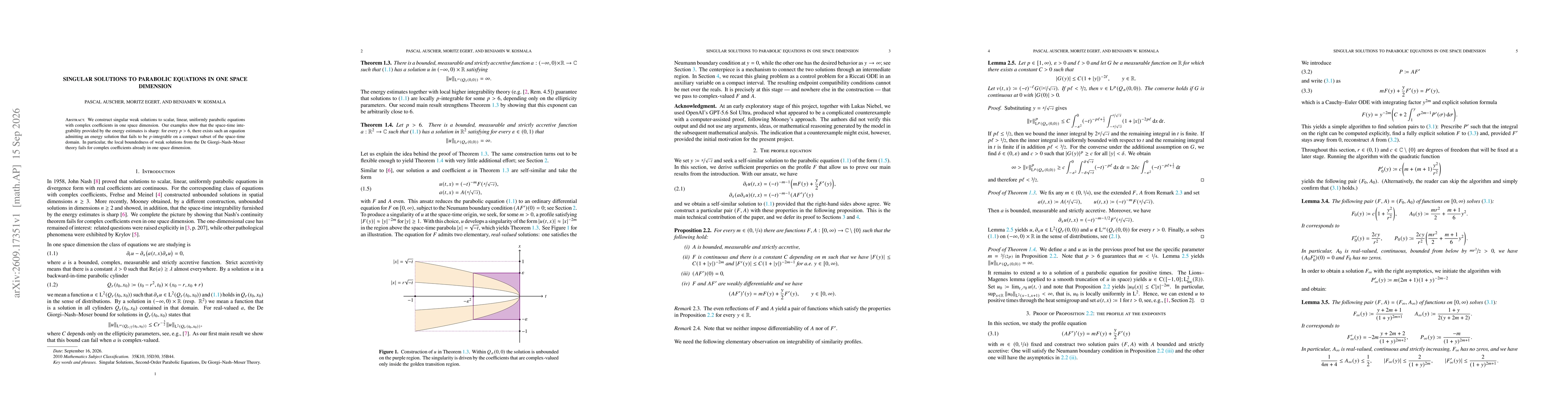Thumbnail for Singular solutions to parabolic equations in one space dimension