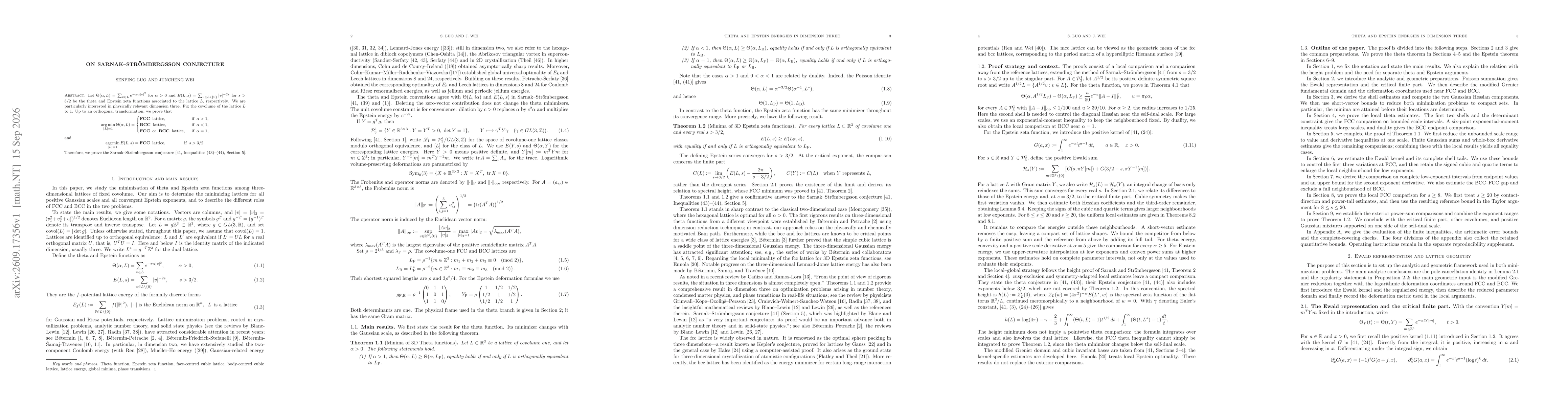 Thumbnail for On Sarnak--Strömbergsson conjecture