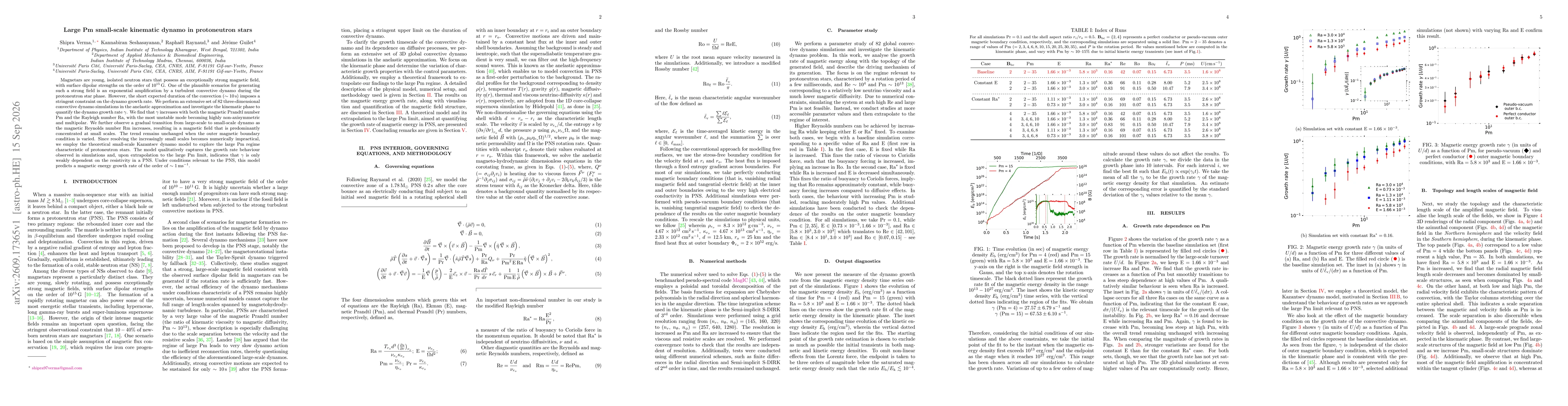 Thumbnail for Large ${\rm Pm}$ small-scale kinematic dynamo in protoneutron stars
