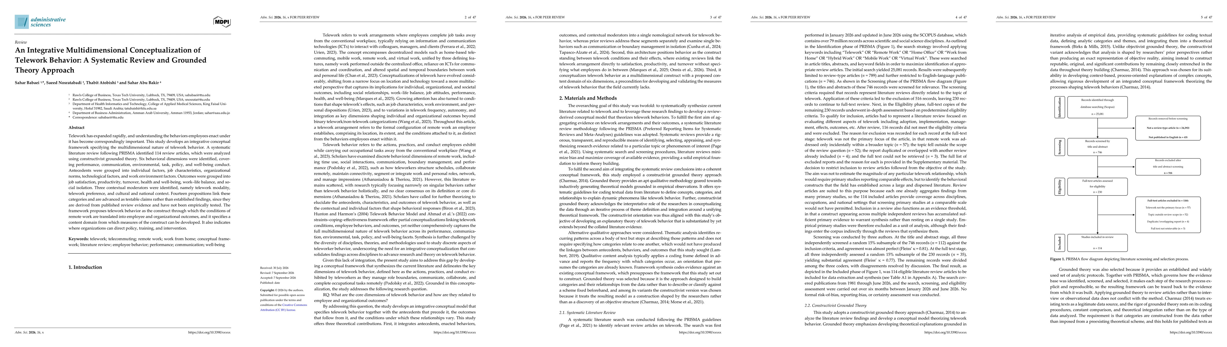 Thumbnail for An Integrative Multidimensional Conceptualization of Telework Behavior: A Systematic Review and Grounded Theory Approach