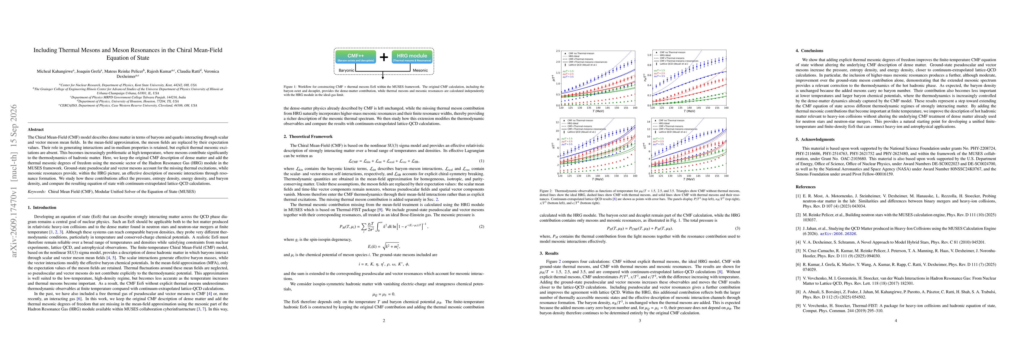 Thumbnail for Including Thermal Mesons and Meson Resonances in the Chiral Mean-Field Equation of State