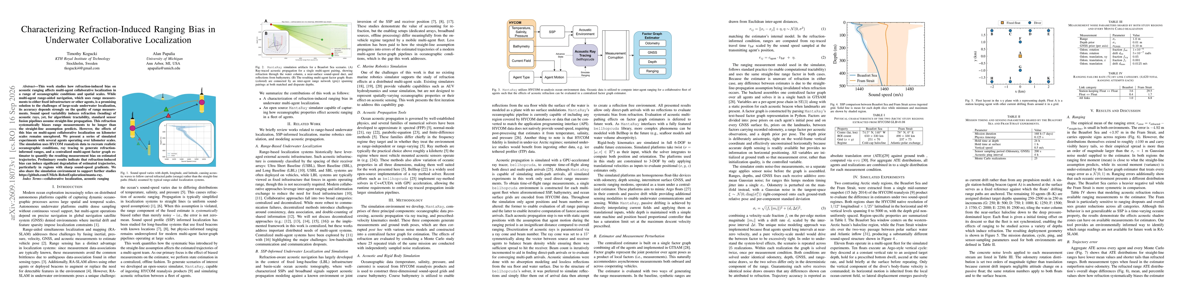 Thumbnail for Characterizing Refraction-Induced Ranging Bias in Underwater Collaborative Localization