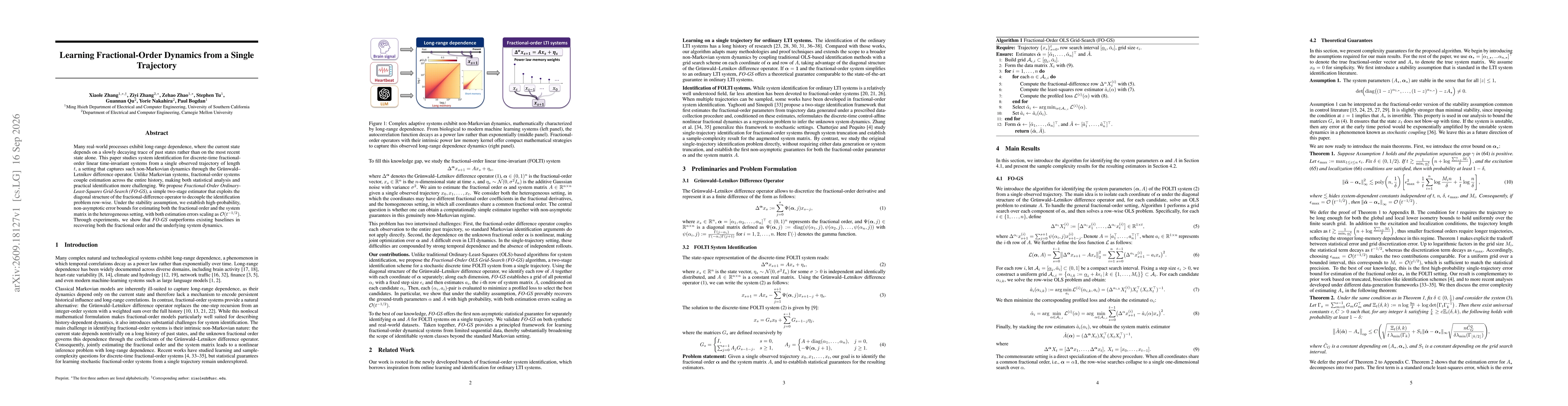 Thumbnail for Learning Fractional-Order Dynamics from a Single Trajectory
