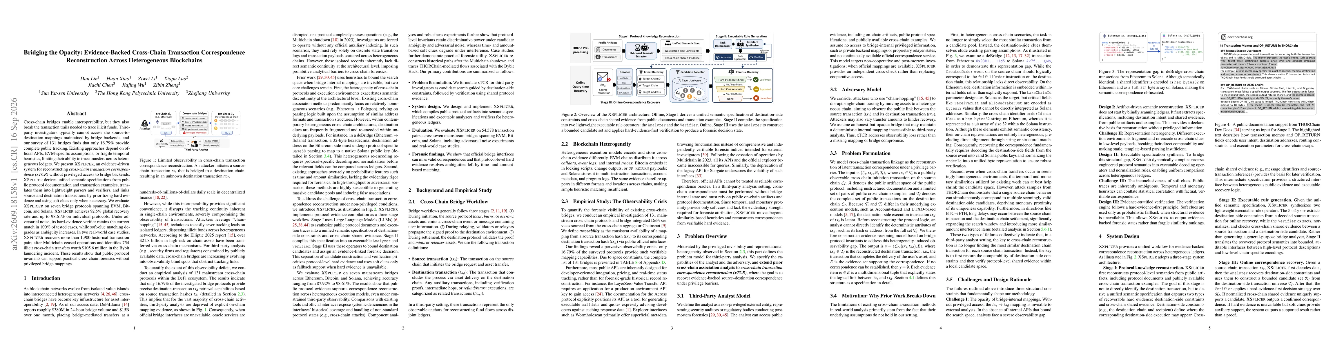 Thumbnail for Bridging the Opacity: Evidence-Backed Cross-Chain Transaction Correspondence Reconstruction Across Heterogeneous Blockchains