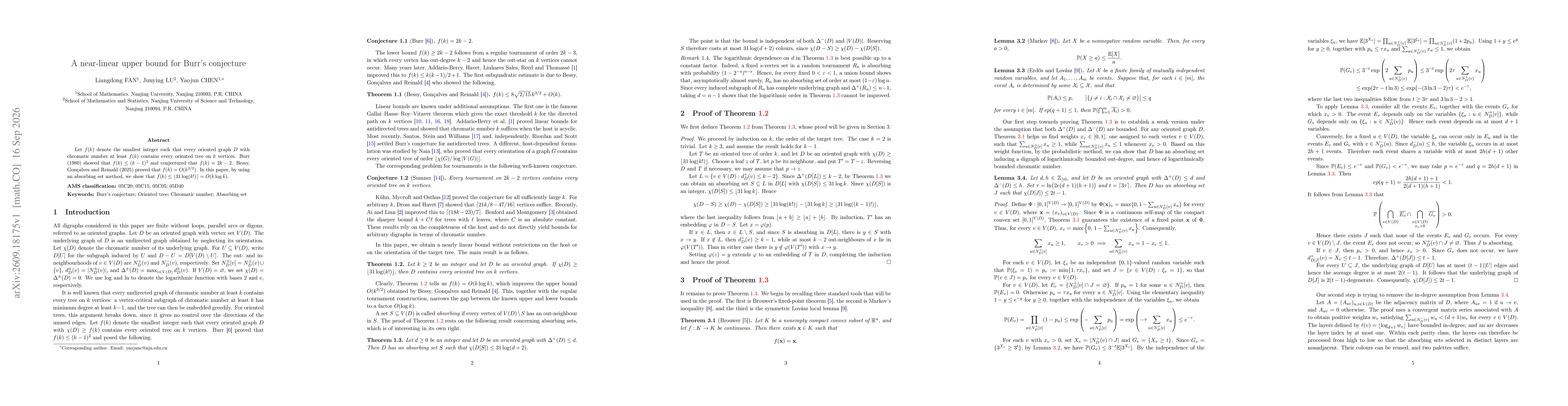 Thumbnail for A near-linear upper bound for Burr's conjecture