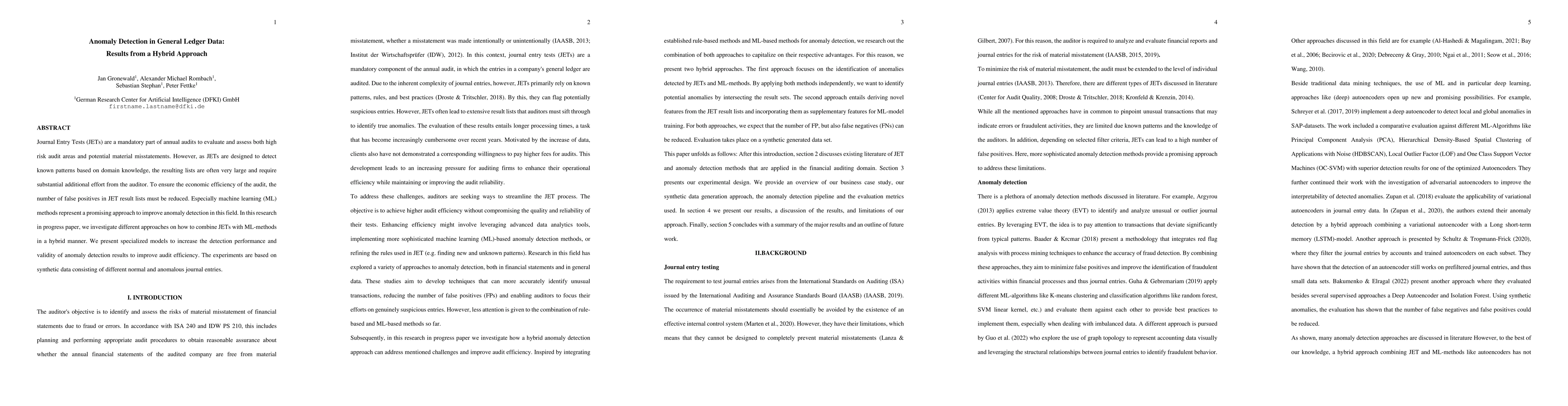 Thumbnail for Anomaly Detection in General Ledger Data: Results from a Hybrid Approach