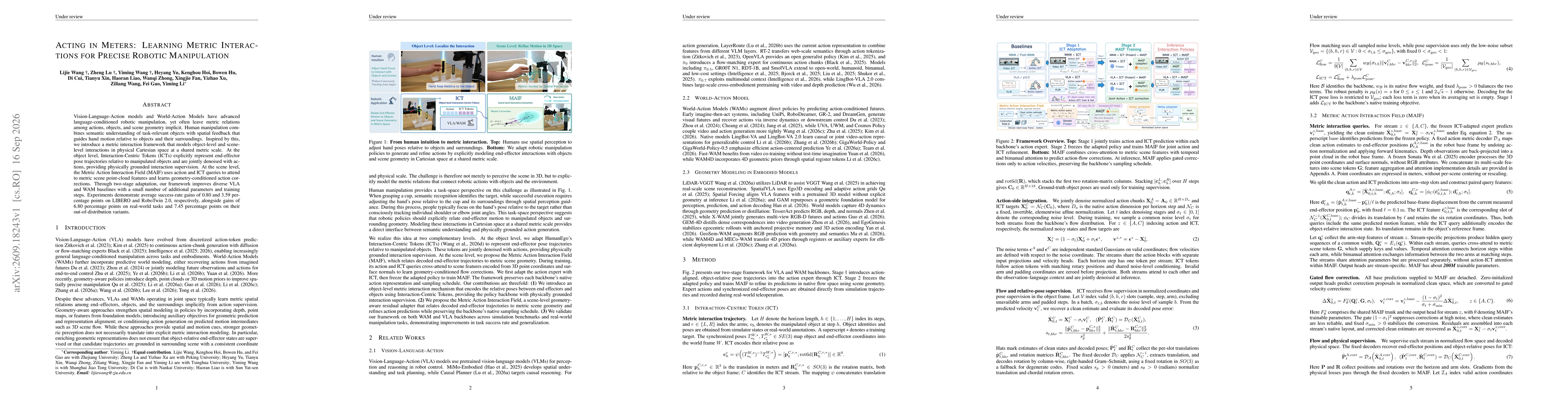 Thumbnail for Acting in Meters: Learning Metric Interactions for Precise Robotic Manipulation