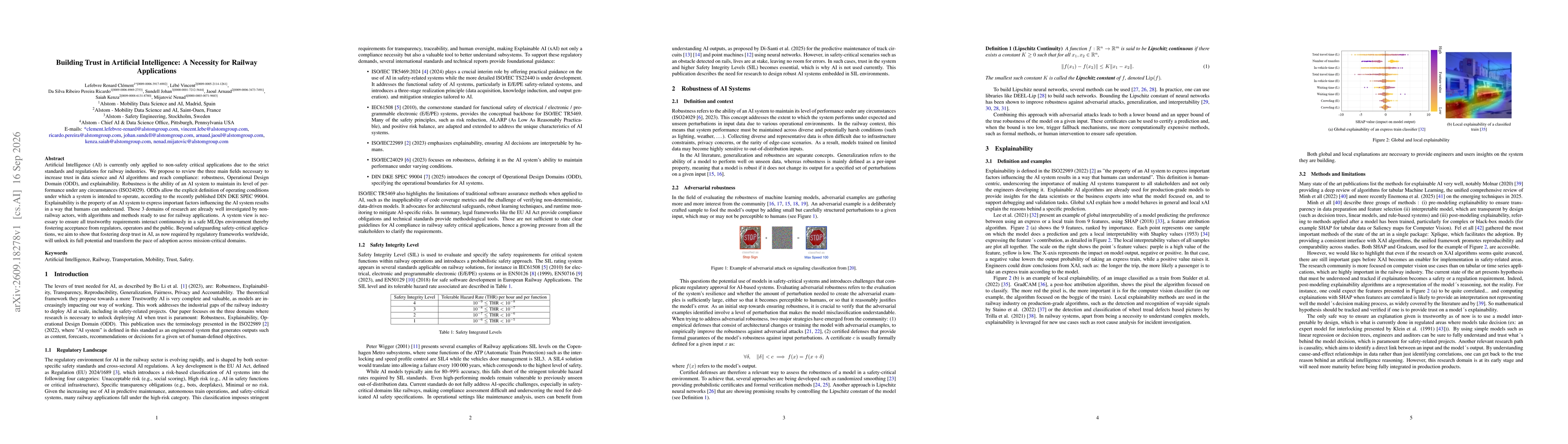 Thumbnail for Building Trust in Artificial Intelligence: A Necessity for Railway Applications