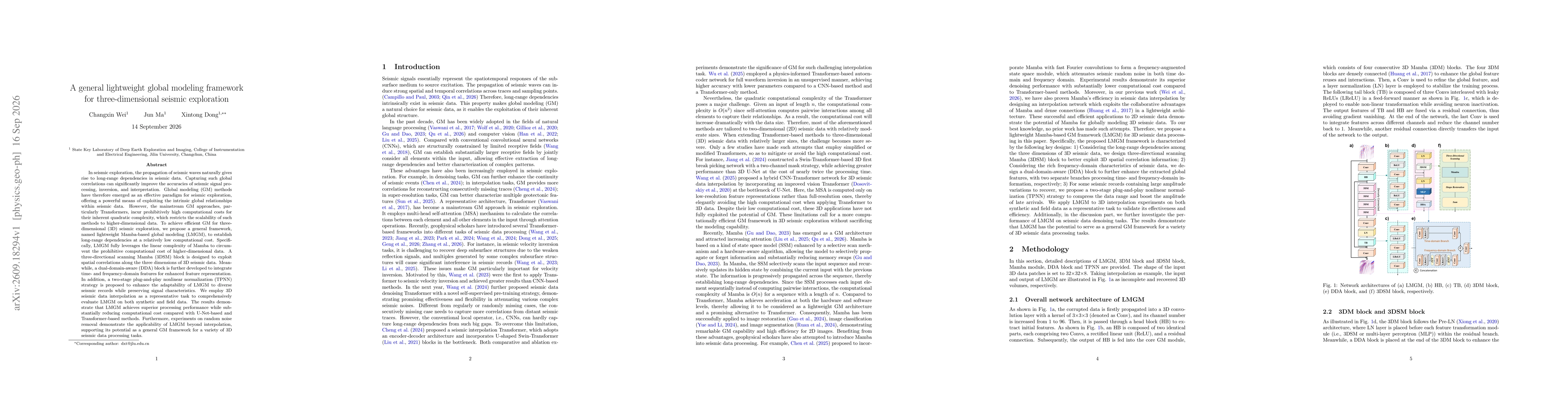 Thumbnail for A general lightweight global modeling framework for three-dimensional seismic exploration