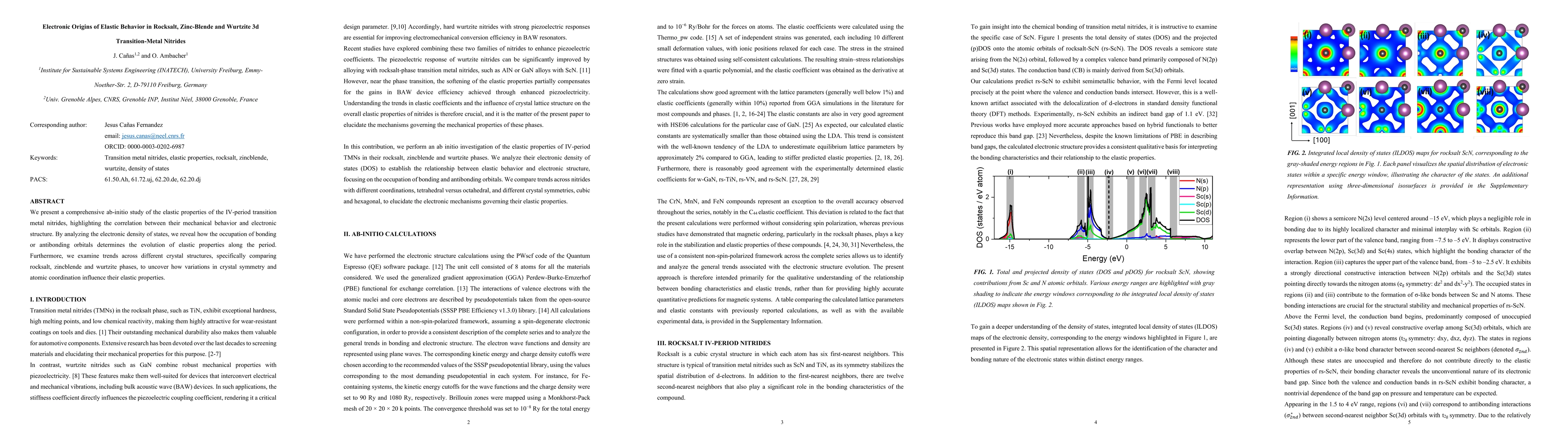 Thumbnail for Electronic Origins of Elastic Behavior in Rocksalt, Zinc-Blende and Wurtzite 3d Transition-Metal Nitrides