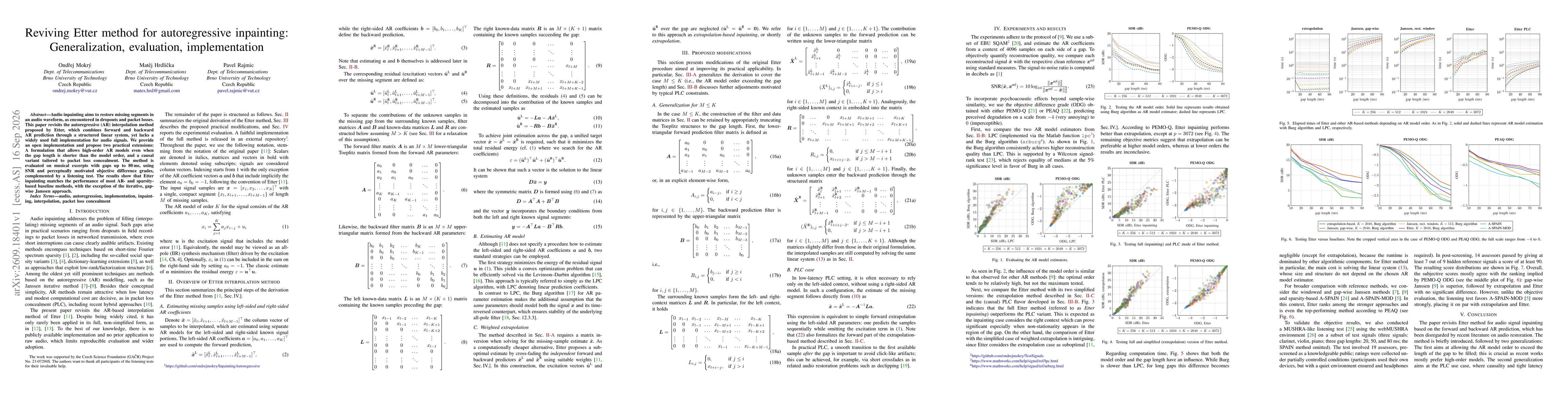 Thumbnail for Reviving Etter method for autoregressive inpainting: Generalization, evaluation, implementation