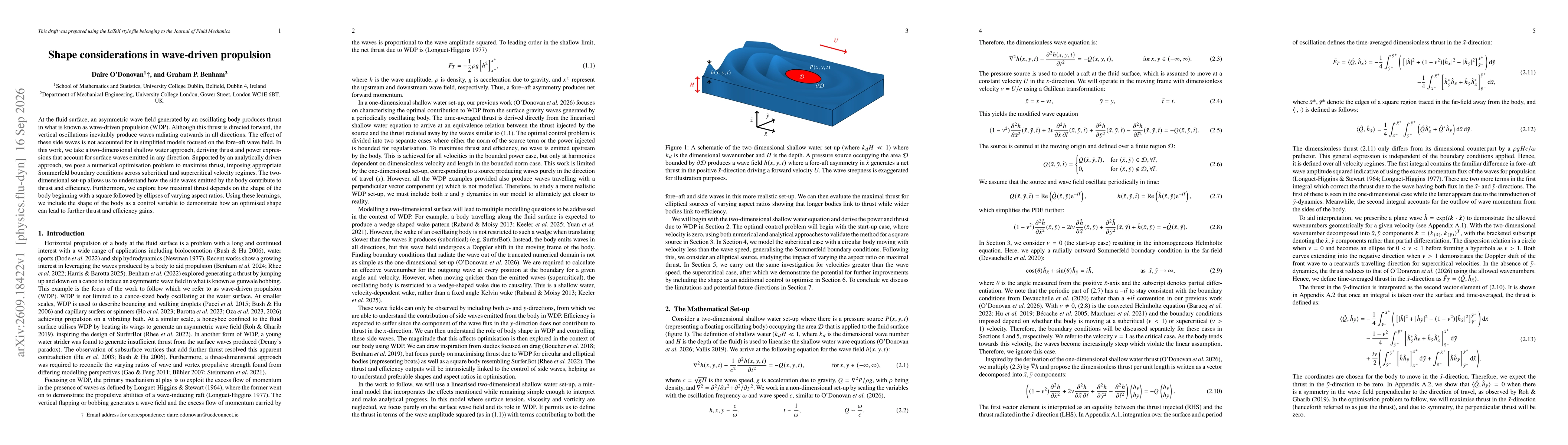 Thumbnail for Shape considerations in wave-driven propulsion