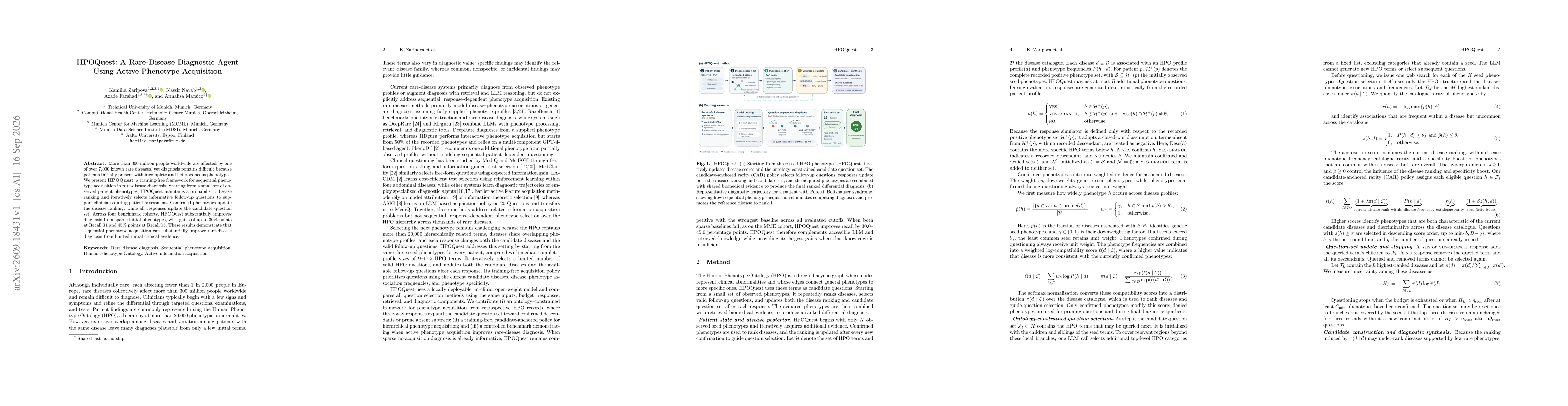 Thumbnail for HPOQuest: A Rare-Disease Diagnostic Agent Using Active Phenotype Acquisition