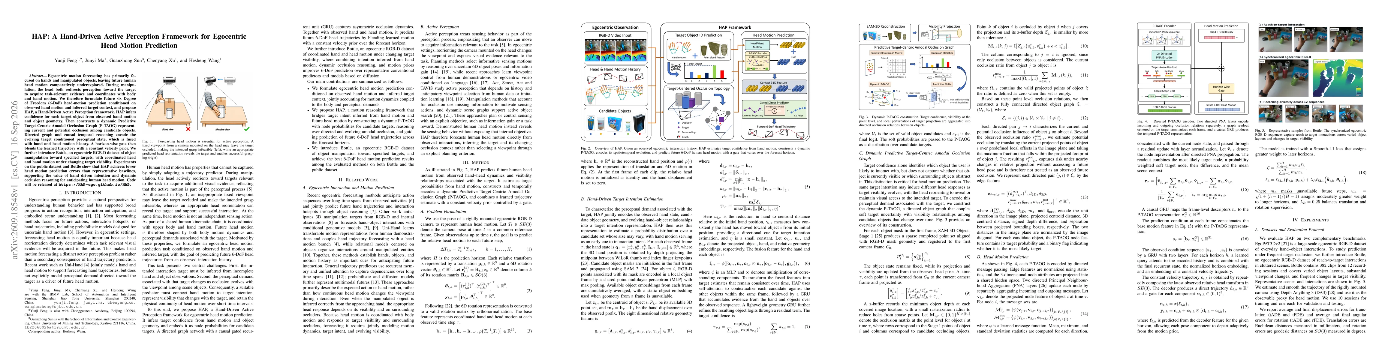 Thumbnail for HAP: A Hand-Driven Active Perception Framework for Egocentric Head Motion Prediction