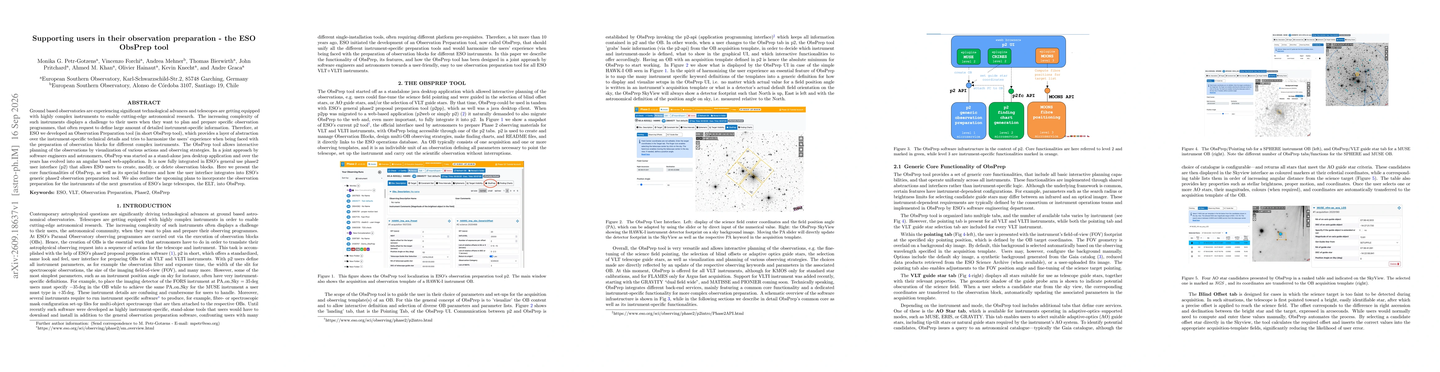 Thumbnail for Supporting users in their observation preparation - the ESO ObsPrep tool