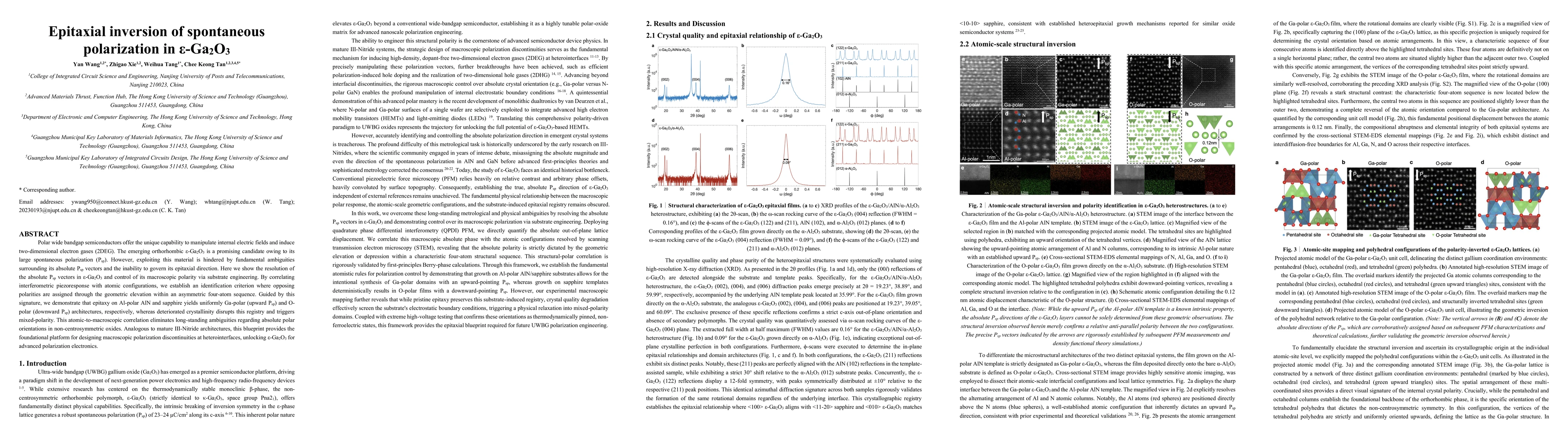 Thumbnail for Epitaxial inversion of spontaneous polarization in ε-Ga2O3