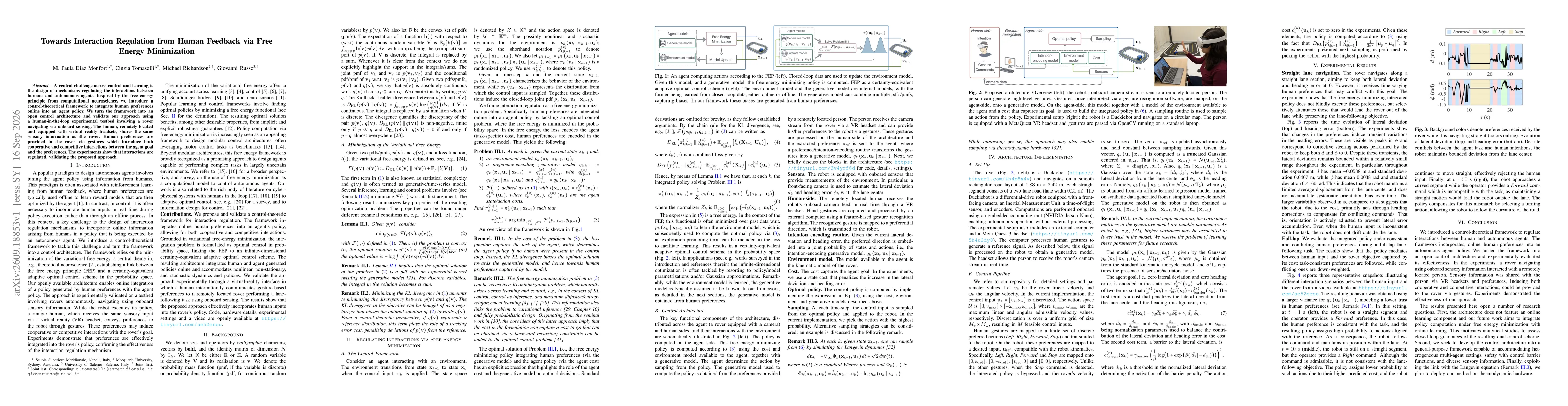 Thumbnail for Towards Interaction Regulation from Human Feedback via Free Energy Minimization