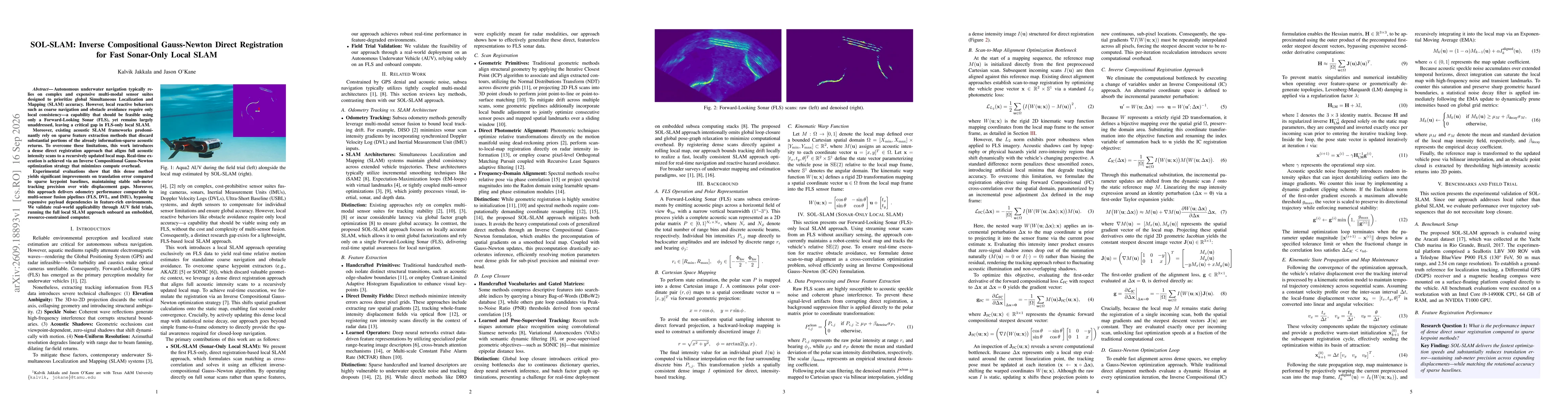 Thumbnail for SOL-SLAM: Inverse Compositional Gauss-Newton Direct Registration for Fast Sonar-Only Local SLAM