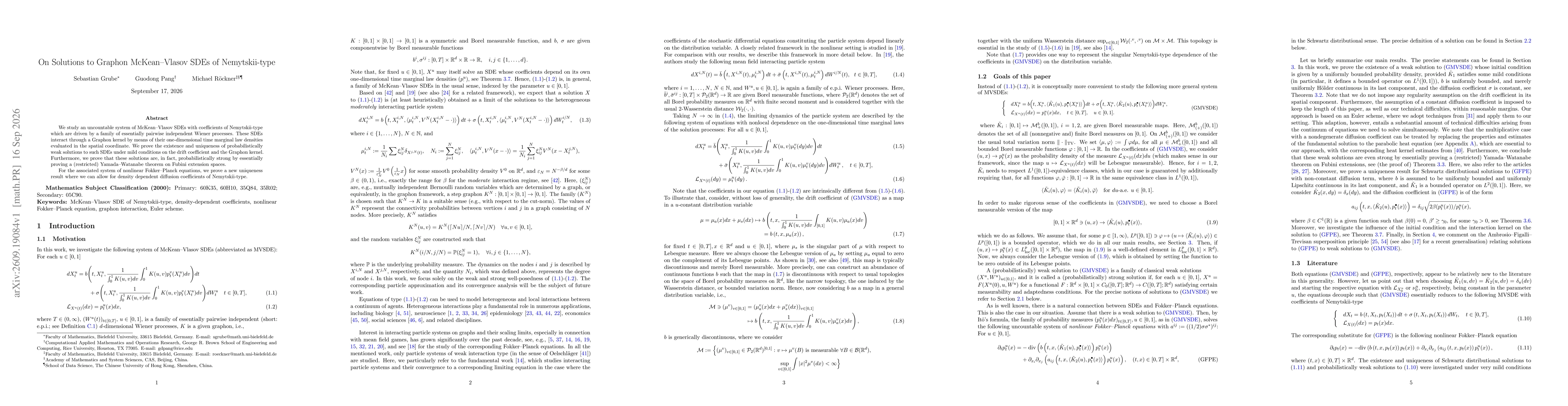 Thumbnail for On Solutions to Graphon McKean-Vlasov SDEs of Nemytskii-type