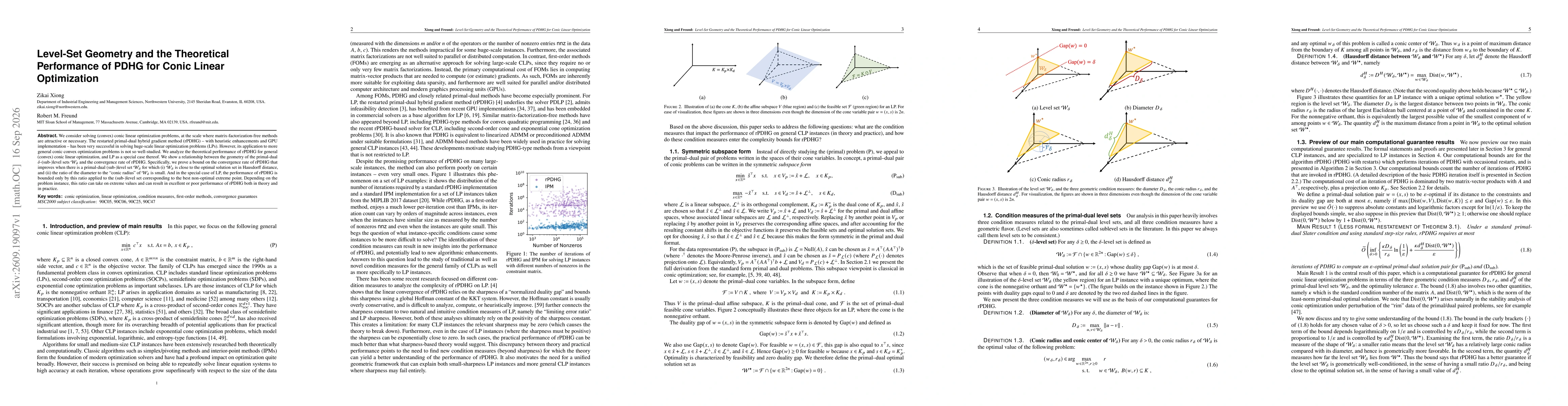 Thumbnail for Level-Set Geometry and the Theoretical Performance of PDHG for Conic Linear Optimization