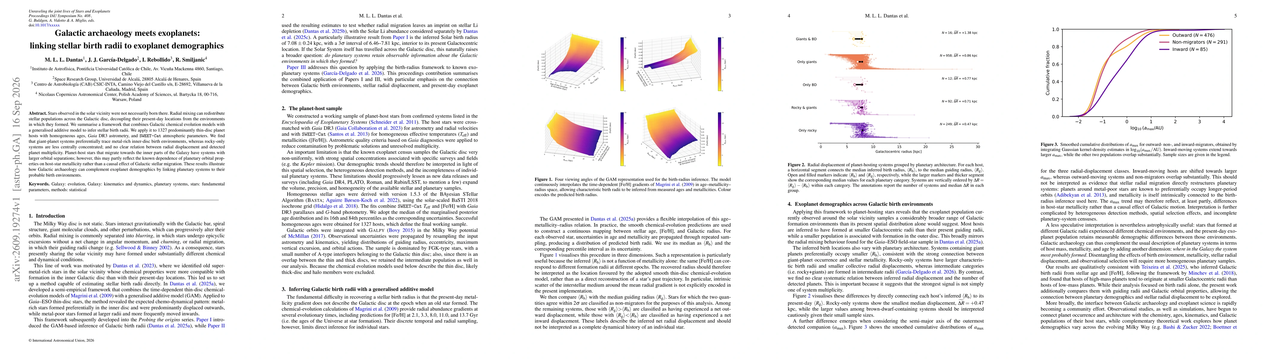 Thumbnail for Galactic archaeology meets exoplanets: linking stellar birth radii to exoplanet demographics