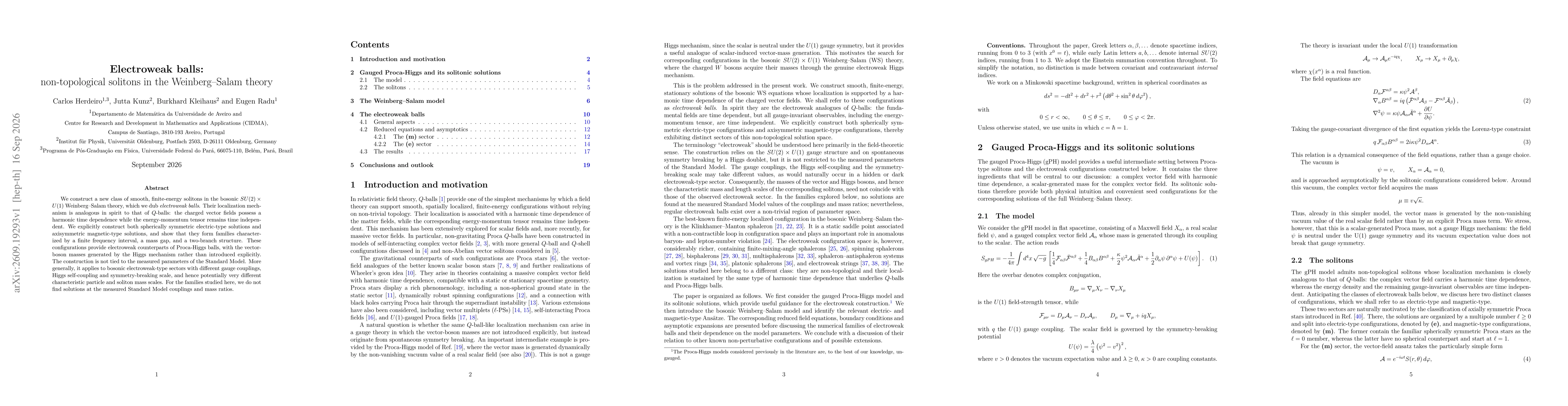 Thumbnail for Electroweak balls: non-topological solitons in the Weinberg-Salam theory