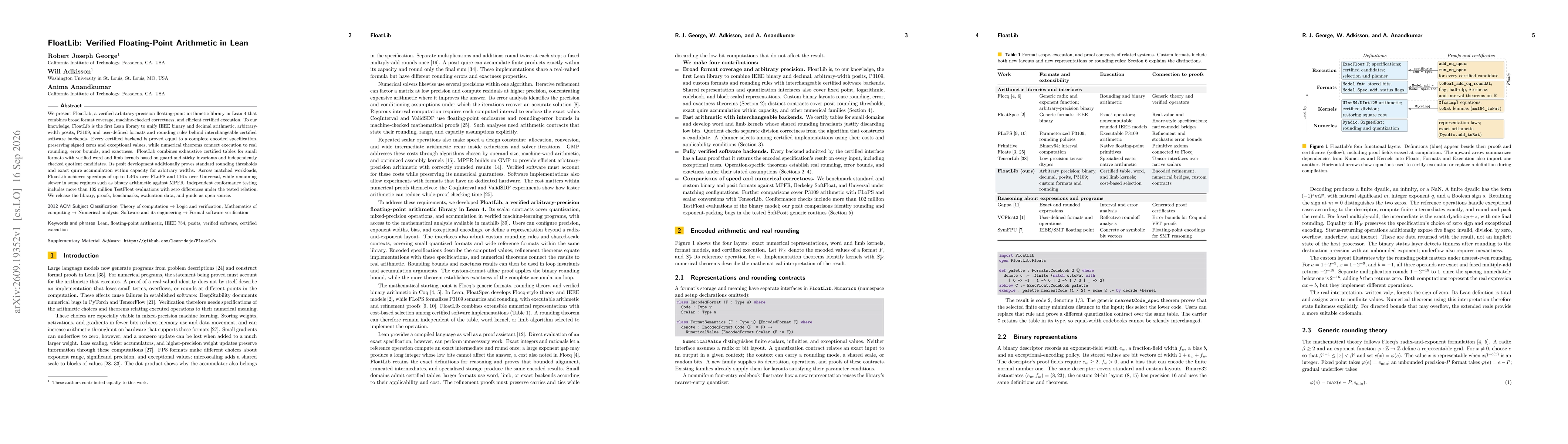 Thumbnail for FloatLib: Verified Floating-Point Arithmetic in Lean