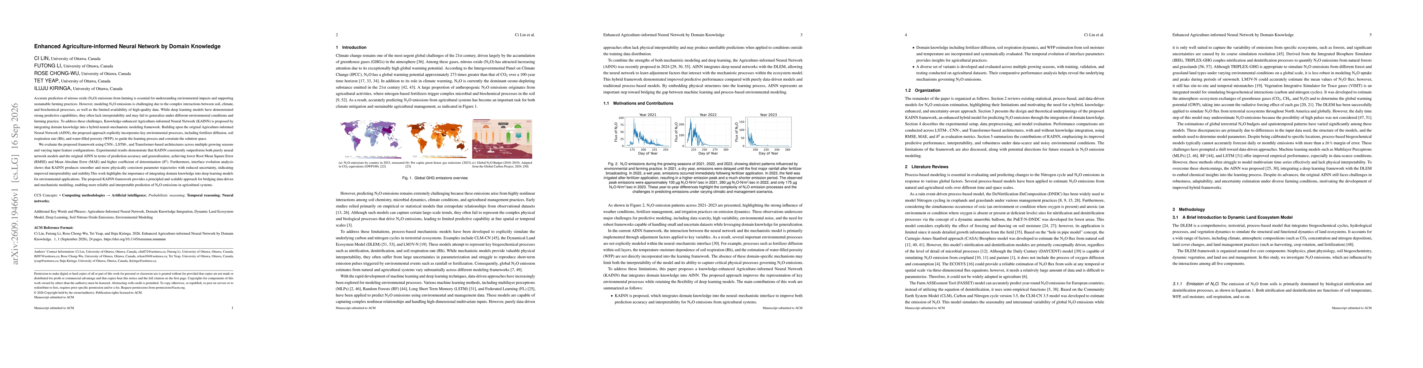 Thumbnail for Enhanced Agriculture-informed Neural Network by Domain Knowledge