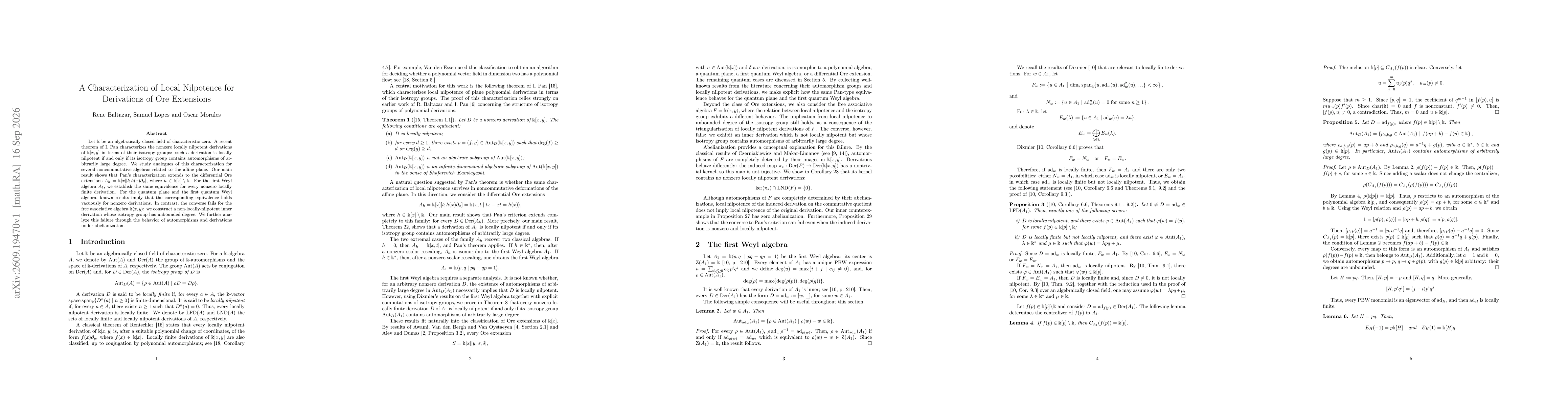 Thumbnail for A Characterization of Local Nilpotence for Derivations of Ore Extensions