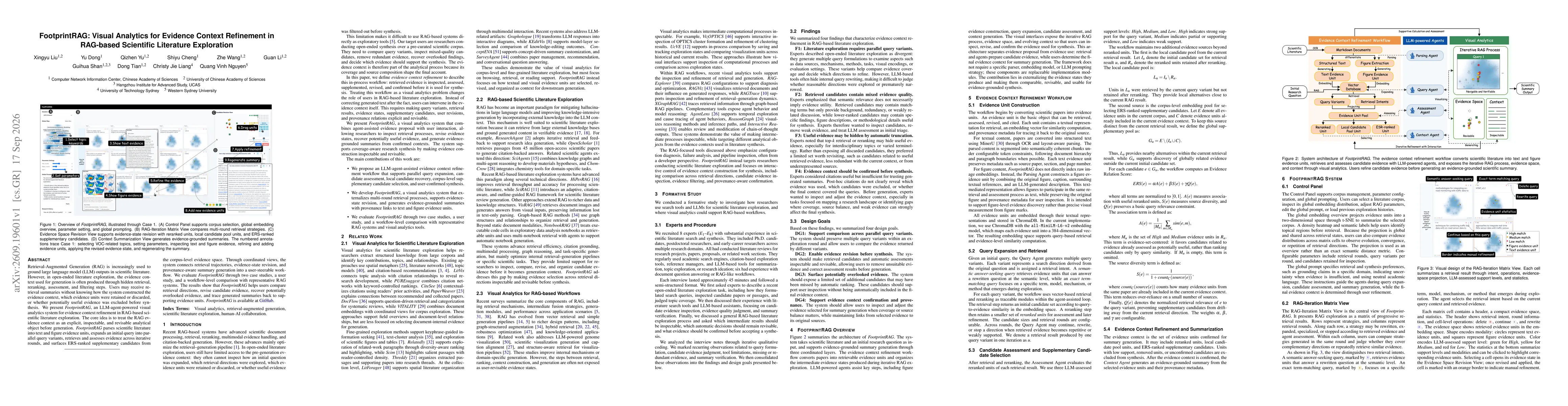 Thumbnail for FootprintRAG: Visual Analytics for Evidence Context Refinement in RAG-based Scientific Literature Exploration